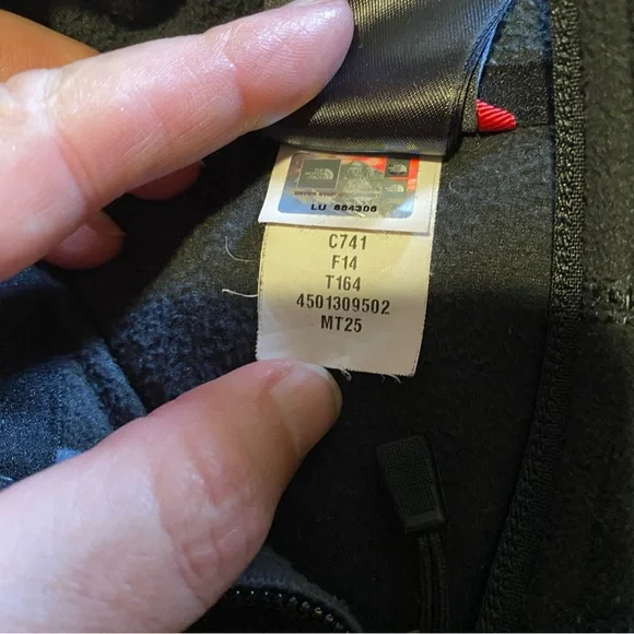 THE NORTH FACE TNF black lightweight 1/2 zip pullover fleece L flash dry… - Picture 5 of 7